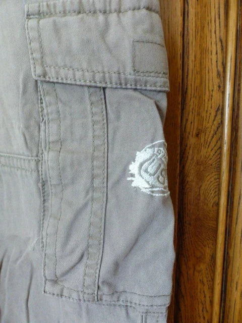 calça bege em sarja – photo 3